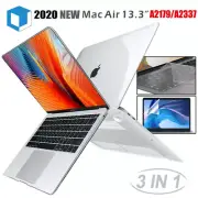Fr New Macbook Air 13" A2337 A2179 Clear Hard Shell Case Keyboard + Screen Cover