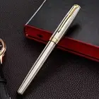 Parker Sonnet Fountain Pen Stainless Steel Gold Clip With Fine 0.5mm Steel Nib