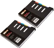 STOBOK 16k Spiral Notebook 2pcs Set Portable Memo Pad for Office School Student Teacher