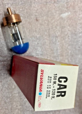 PROJECTOR LAMP "CAR 150W 120V SYLVANIA (CAR) compatibleFilmstrip CSM,TSM (1973)