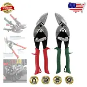 Professional Offset Aviation Snip Set with KUSH'N-POWER Grips for Efficient Cuts