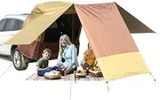 Nuyhadds SUV Tent, SUV Tents for Camping, Portable Hatchback Tent, SUV Car Camping Tent, Versatile Protective Tent, 5-8 Person Trunk Tent for Camping, Outdoor Camping Accessories
