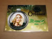 2015 Benchwarmer MALORIE MACKEY #69 Holiday Green Auto/10 DRACANO Chocolate Milk