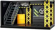 Car Garage Protective Organizer Scene 1:36 car Model Ornaments car Model Display Scene Simulation Base Toy Simulation Scene Ornaments Simulation Parking lot Mode