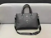 在飛比找Yahoo!奇摩拍賣優惠-【二手包包】Hermès 愛馬仕牛皮男包公事包 手提包 電腦