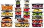 Rubbermaid Brilliance Pantry Airtight 22 Storage Containers & Lids 44 Pc Set