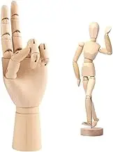 Artists Wooden Drawing Figure Mannequin Human People Dolls Figure Manikin Supplies Stop Motion Figure Kit Drawing Tools