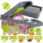 Vegetable Chopper Onion Cutter, 14 in 1 Professional Mandolin Slicer for Kitc...