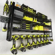 Alloy Steel Tool Organizer with 8 Drill Holder - Essential for Workspace Order