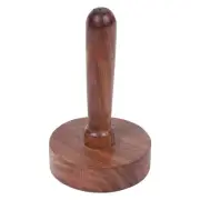 Wooden Potato Masher With Handle - Bean, Meat, Garlic Smasher and Crusher - S...