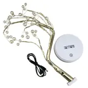 Usb 36Led Pearl Tree Lights Touch Control Lamp Christmas String Light