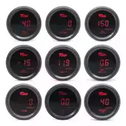 52mm Boost Gauge/Water Temp/Oil Temp/Oil Press/Voltage/Tachometer Gauge Digital