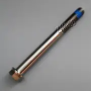 M8 x 80 Titanium Ti Screw Bolt Hexagon Hex Head Flange with Blue ThreadLocker