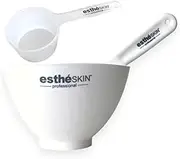 estheSKIN Mixing Bowl, Spatula, Measuring Spoon for Facial Rubber Mask, 3pcs Set (1-Pack)