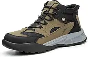 [Blacklonng] Safety Boots for Men Women Waterproof Steel Toe Cap Boots Puncture Proof Non Slip Wide fit Resistant Ladies Work Boots