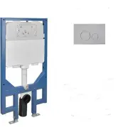 38772 001 Rapid SL 3 in 1 Wall Hung WC Set 1.13m Concealed Frame & Cistern