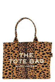 MARC JACOBS 'The Cheetah Canvas Large Tote' Shopping Bag