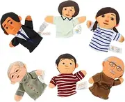 KOMBIUDA 1 Set Educational Finger Puppets Cloth Puppet for Storytelling Teaching Pretend Play for Fairy Theatre Performances