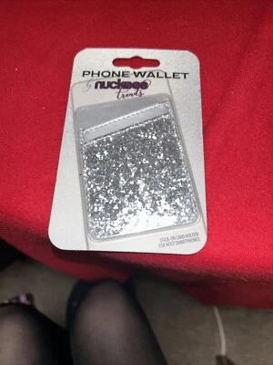 Nuckees Trends • Phone Wallet~glitter - Stick-On Card Holder for Phones “NEW”