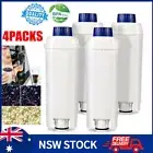4Packs Water Filter For Delonghi DLS C002 DLSC002 SER3017 PrimaDonna Elite ECAN