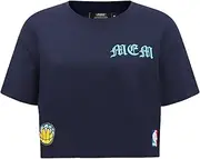 Pro Standard Womens NBA Old English Cotton Short Sleeve Boxy Tee