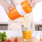 300ml Manual Lemon Juicer Orange Citrus Squeezer Fruit Coffee Cup (Orange)