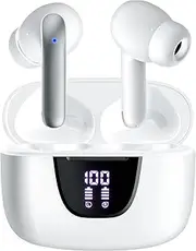 HYIEAR Wireless Earbuds, Bluetooth Earbuds V5.3, 40H Playtime, LED Display, IPX5 Waterproof Bluetooth Headphones with Mic, Support Wireless Charging