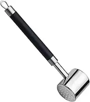 Ciieeo 1pc Stainless Steel Meat Hammer Steaks The Hammer Kitchen Tool Steak Pounder Mallet Pork Hammer Beef Tenderizer Dual Sided Hammer Mallet Pork Pounder Silver 304 Stainless Steel
