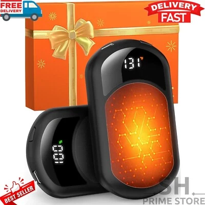 Hand Warmers Rechargeable 2 Pack double-sided heating 2-in-1 Hand Warmer