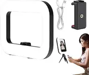 Ring Light for Phone,Square Video Stabilizer Fill Lamp | Lightweight High Brightness Relfir Lamp for Photography in Low-Light Environment