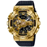 在飛比找蝦皮商城優惠-CASIO卡西歐 G-SHOCK 全金屬外殼-黑金48.8m