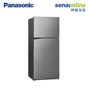 Panasonic 422L無邊框鋼板變頻雙門電冰箱 晶漾銀 NR-B421TV-S【贈基本安裝】