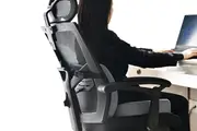 Memory Foam Seat Cushion and Lumbar Support Pillow for Office Chair Car with Adjustable Strap-Grey