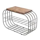 Shoe rack, shelving shoe shelf organizer, shoe stand storage, black