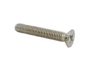 100PK M4 X 40mm - Phillips Flat Head Machine Screw (Countersunk) Carbon Steel