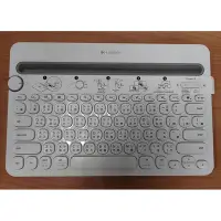 在飛比找Yahoo!奇摩拍賣優惠-羅技K480藍牙無線鍵盤可跨平台使用 白色 （二手台北現貨）