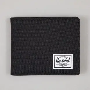 Herschel Andy Bi-Fold 黑色 全黑 RFID 防盜 帆布 皮夾 短夾 男生 二合一 卡套 錢包