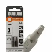 4x Durum ROBERTSON/SQUARE INSERT SCREWDRIVER BITS R2x25mm 2Pcs Magnetic