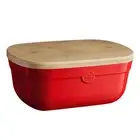 Emile Henry Bread Box (Burgundy) 14" x 9.85" x 6"