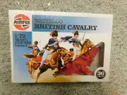 Airfix 1/72 Waterloo British Cavalry Red figures 1986 issue box unopened