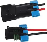 HOLIDYOYO 2pcs Car Waterproof Connector Pin Male Connector Female Plug Two Wire Plug in Connector Equipment Waterproof Connector Solid Wire Connectors Car Electrical Connectors Plastic Black
