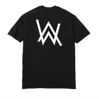 在飛比找Yahoo!奇摩拍賣優惠-Alan Walker Logo 艾倫沃克 短袖T恤 黑色背