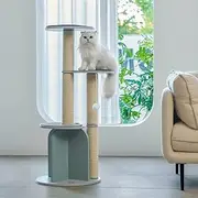 Michu Vigour Party Cat Tree, Modern Lifestyle Cat Furniture, 41in Height