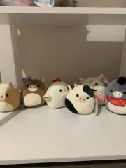 Squishmallows Farm Squad 5” Connor, Jason, Todd, Grant, Tomar & Rosie BNWT