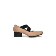 [UMA WANG] Ballerine in Pelle di Vitello Alta Beige