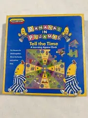 Bananas in Pyjamas Tell the Time Jigsaw Clock Puzzle 4909 Brand New 1993