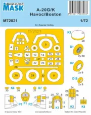 Special Hobby 1/72 A-20G/K Havoc/Boston Masking for Special Hobby kits