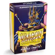 Dragon Shield Japanese 60ct Purple MATTE 59x86mm Sleeves