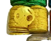 Nuc Hive Door Disc 8cm Yellow