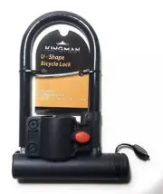 Kingman Heavy Duty U-Shape Bicycle Combination Lock